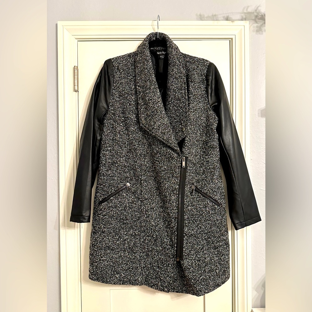 Charlie Paige Black Zip Jacket, Size L